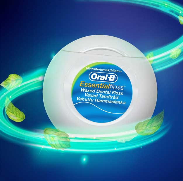 نخ دندان اورال بی اسنشیال Oral B Essential Waxed