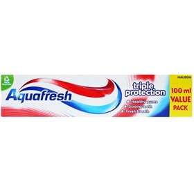 خمیردندان آکوافرش Aquafresh Triple Protection حجم 100 میلی لیتر