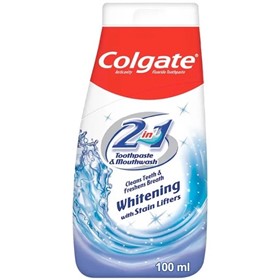 خمیردندان سفیدکننده 2 در 1 کلگیت Colgate Whitening حجم 100 میلی لیتر