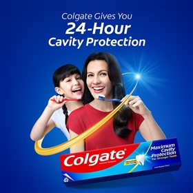 خمیردندان ضدپوسیدگی کلگیت Maximum Cavity Protection Regular حجم 75 میلی لیتر