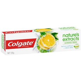 خمیردندان لیمو و آلوئه ورای کلگیت Colgate Natural Extracts وزن 100 گرم