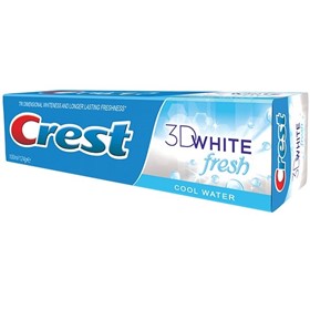 خمیردندان سفیدکننده کرست Crest 3D White Fresh Cool Water حجم 100 میلی لیتر