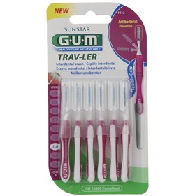 مسواک بین دندانی جی یو ام Gum Travler 1.4mm بسته 6 عددی
