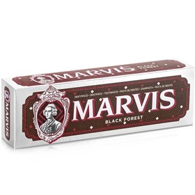 خمیردندان شکلات تلخ و گیلاس مارویس Marvis Black Forest حجم 85 میلی لیتر