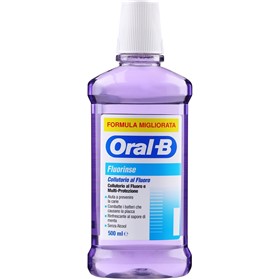 دهانشویه فلوراید اورال بی Oral B Fluorinse Multi-Protezione حجم 500 میلی لیتر