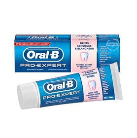 خمیردندان سفیدکننده دندان های حساس اورال بی پرو اکسپرت Oral B Pro Expert حجم 75 میلی لیتر