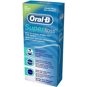 نخ دندان ارتودنسی اورال بی سوپر فلاس Oral B Super Floss
