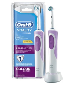 مسواک برقی اورال بی ویتالیتی Oral-B Vitality Cross Action رنگ بنفش
