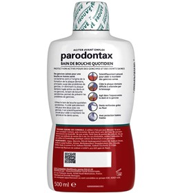 دهانشویه روزانه پارودونتکس Parodontax Daily حجم 500 میلی لیتر