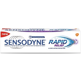 خمیردندان تسکین دهنده سریع سنسوداین رپید Sensodyne Rapid Relief حجم 75 میلی لیتر