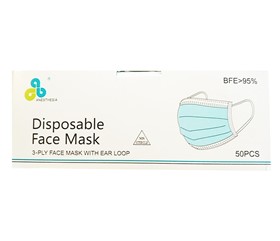 ماسک صورت سه لایه Disposable Protective Mask بسته 50 عددی