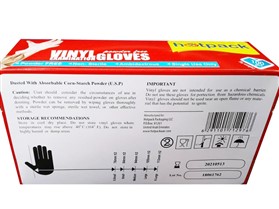 دستکش وینیل هات پک سایز متوسط Hotpack Vinyl Gloves تعداد 100 عدد