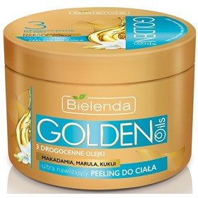 اسکراب بدن و مرطوب کننده پوست بی یلندا سری روغن های طلایی Bielenda Golden Oils moisturizing