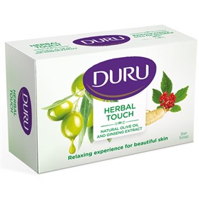 صابون روغن زیتون و جینسینگ دورو Duru Herbal Touch وزن 120 گرم