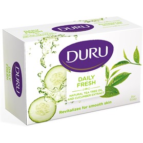 صابون دورو حاوی روغن درخت چای و خیار Duru Daily Fresh وزن 120 گرم