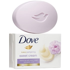صابون خامه و گل رز صدتومانی داو Dove Sweet Cream وزن 135 گرم