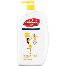 شامپو بدن آنتی باکتریال لایف بوی رایحه لیمو Lifebuoy Lemon Fresh حجم 1000 میلی لیتر