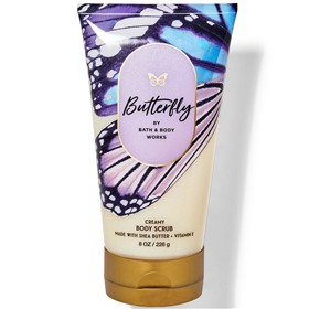 اسکراب بدن کرمی بث اند بادی ورکس Bath Body Butterfly وزن 206 گرم