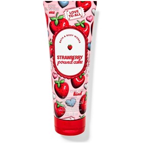 کرم آبرسان بدن بث اند بادی ورکس Strawberry Pound Cake حجم 226 میلی لیتر