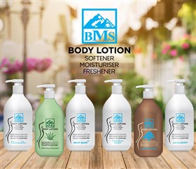 لوسیون بدن بی ام اس حاوی آلوئه ورا مدل BMS Aloe Vera حجم 300 میلی لیتر