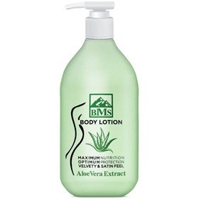 لوسیون بدن بی ام اس حاوی آلوئه ورا مدل BMS Aloe Vera حجم 300 میلی لیتر