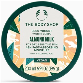 ماست بدن شیر بادام بادی شاپ Body Shop Almond Milk حجم 200 میلی لیتر