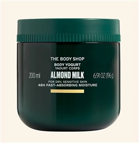 ماست بدن شیر بادام بادی شاپ Body Shop Almond Milk حجم 200 میلی لیتر