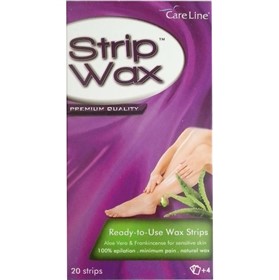 نوار موبر ورقه ای پوست های حساس کرلاین Care Line Strip Wax Sensitive بسته 20 عددی