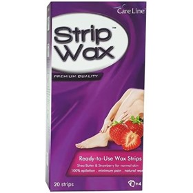 نوار موبر ورقه ای پوست نرمال کرلاین Strip Wax Strawberry بسته 20 عددی