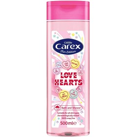 شامپو بدن کارکس Carex Love Hearts حجم 500 میلی لیتر