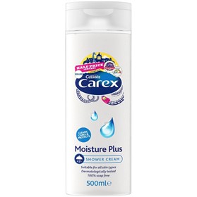 شامپو بدن رطوبت رسان کارکس Carex Moisture Plus حجم 500 میلی لیتر