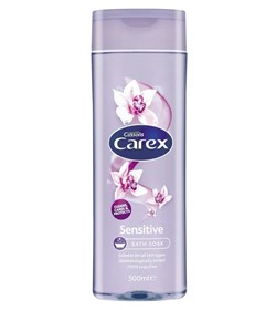 فوم حمام پوست حساس کارکس Carex Sensitive Soak حجم 500 میلی لیتر