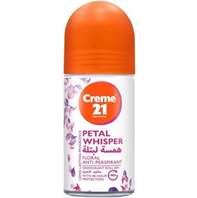 رول ضدتعریق کرم 21 رایحه گلی Creme21 Petal Whisper حجم 50 میلی لیتر
