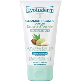 اسکراب بدن شیر بادام اولودرم Evoluderm Amande حجم 150 میلی لیتر