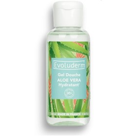 ژل دوش آلوئه ورای اولودرم Evoluderm Aloe Vera حجم 100 میلی لیتر