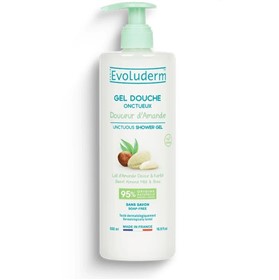 ژل دوش شیر بادام اولودرم Evoluderm Amande حجم 500 میلی لیتر