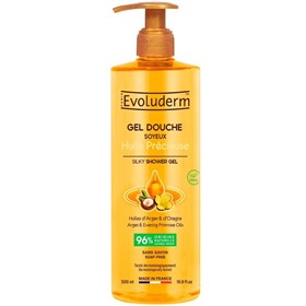 ژل دوش روغن های مغذی اولودرم Evoluderm Huile Precieuse حجم 500 میلی لیتر