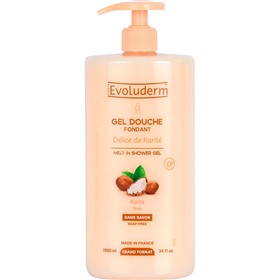 ژل دوش شی باتر اولودرم Evoluderm Delice de Karite حجم 1 لیتر