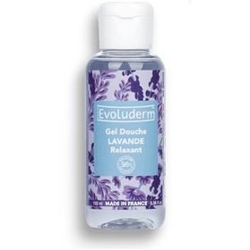 ژل دوش لاوندر اولودرم Evoluderm Lavande حجم 100 میلی لیتر