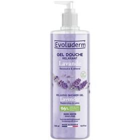 ژل دوش لاوندر اولودرم Evoluderm Lavande حجم 500 میلی لیتر