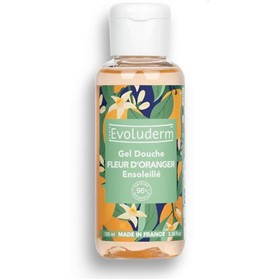 ژل دوش شکوفه های پرتقال اولودرم Evoluderm Orange Blossom حجم 100 میلی لیتر