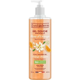 ژل دوش شکوفه های پرتقال اولودرم Evoluderm Orange Blossom حجم 500 میلی لیتر