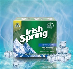 صابون خنک کننده ایریش اسپرینگ Irish Spring Icy Blast بسته 6 عددی