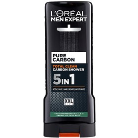 ژل دوش آقایان لورال کربن LOreal Total Clean حجم 400 میلی لیتر