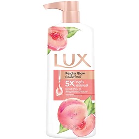 شامپو بدن لوکس رایحه هلو Lux Peachy Glow حجم 450 میلی لیتر