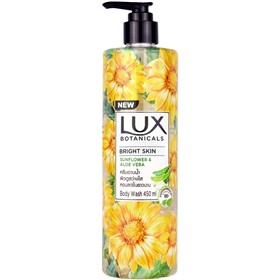 شامپو بدن گل آفتابگردان و آلوئه ورای لوکس Lux Bright Skin حجم 450 میلی لیتر