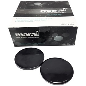 موم وکس سکه ای زغال شارکل مارال Maral Hair Remover Charcoal بسته 20 عددی