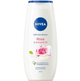 شامپو بدن گل رز و بادام نیوا Nivea Rose حجم 250 میلی لیتر