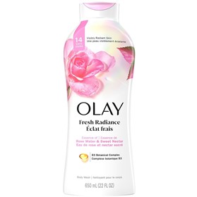 شامپو بدن روشن کننده گل رز اولی Olay Rose Water حجم 650 میلی لیتر