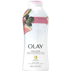 شامپو بدن روشن کننده هندوانه و آگاو اولی Olay Watermelon Agave حجم 650 میلی لیتر